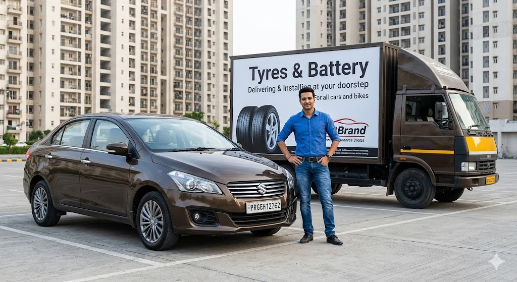 Birth of India's first Doorstep Fitment Service for Tyres